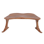 Chairish stackable wooden meditation chair in Acacia hardwood