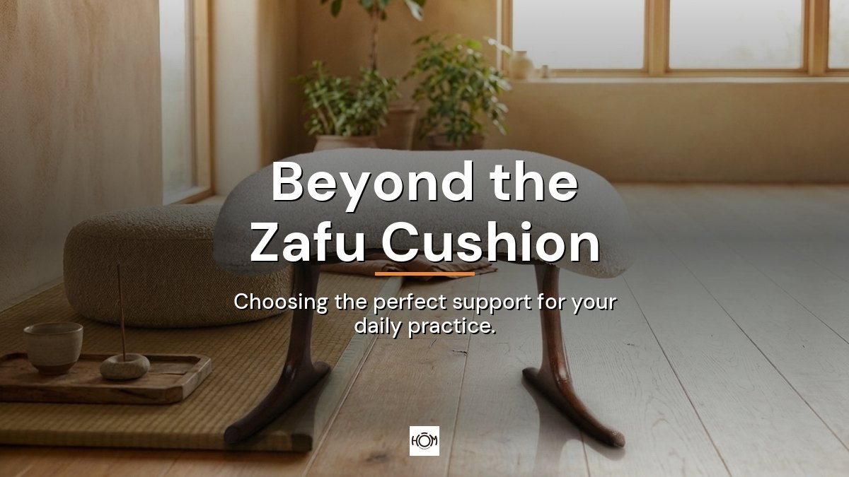 Zafu Cushion vs. Meditation Chair: Finding Your Seat