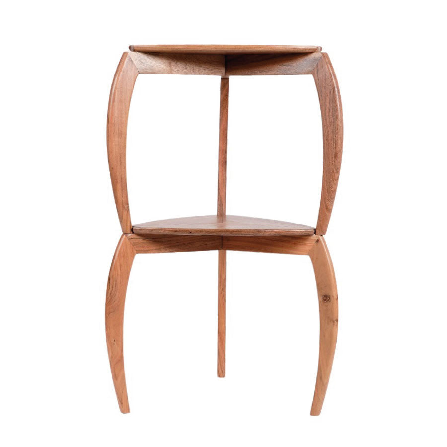Asset multi-purpose Acacia wooden table & stool