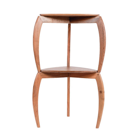 Asset multi-purpose Acacia wooden table & stool