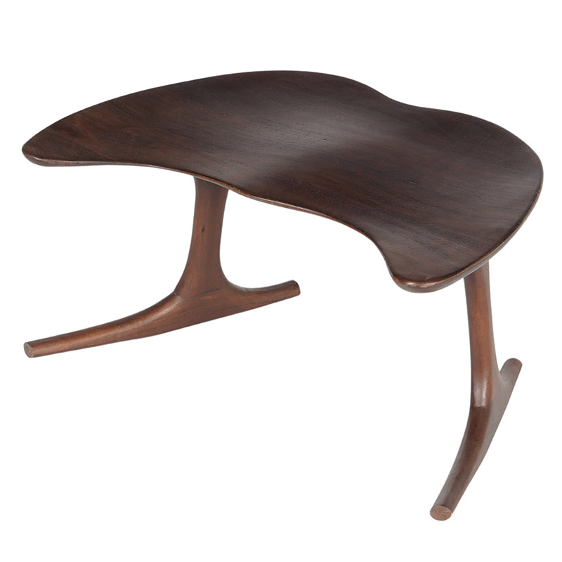 Bodhi meditation chair side profile showing curved legs