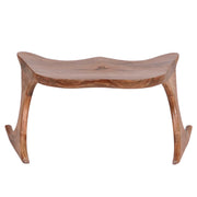 Chairish stackable wooden meditation chair in Acacia hardwood