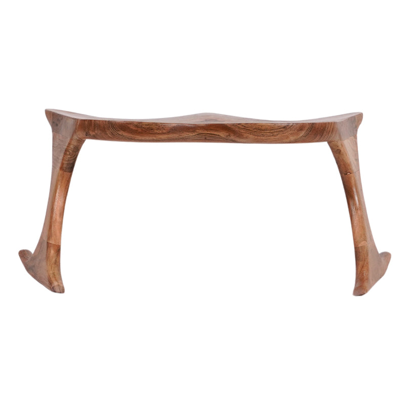 Chairish stackable wooden meditation chair in Acacia hardwood
