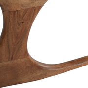 Chairish stackable wooden meditation chair in Acacia hardwood
