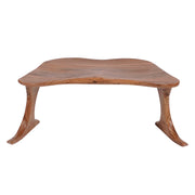 Chairish stackable wooden meditation chair in Acacia hardwood