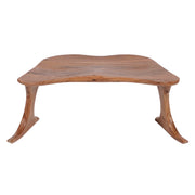 Chairish stackable wooden meditation chair in Acacia hardwood