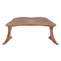 Chairish stackable wooden meditation chair in Acacia hardwood
