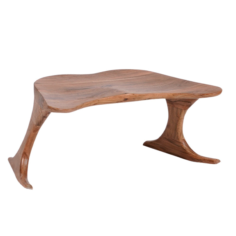 Chairish stackable wooden meditation chair in Acacia hardwood