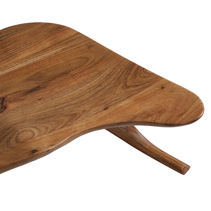 Chairish stackable wooden meditation chair in Acacia hardwood