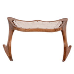 Epiphany wooden meditation chair with woven seat in Acacia hardwood