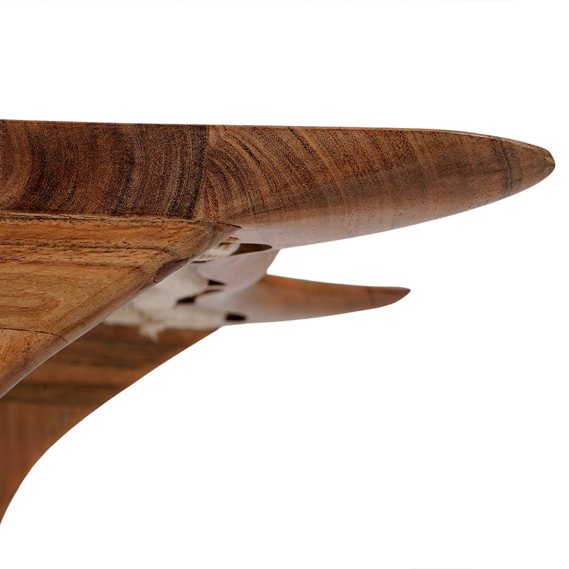 Epiphany wooden meditation chair with woven seat in Acacia hardwood