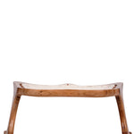Epiphany wooden meditation chair with woven seat in Acacia hardwood