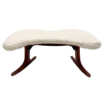 Self Shelf portable wooden meditation chair with folding legs