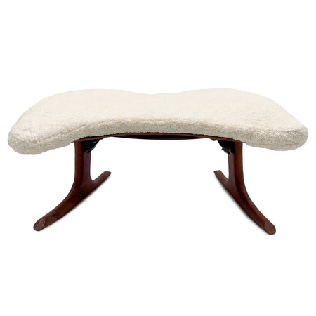 Self Shelf portable wooden meditation chair with folding legs