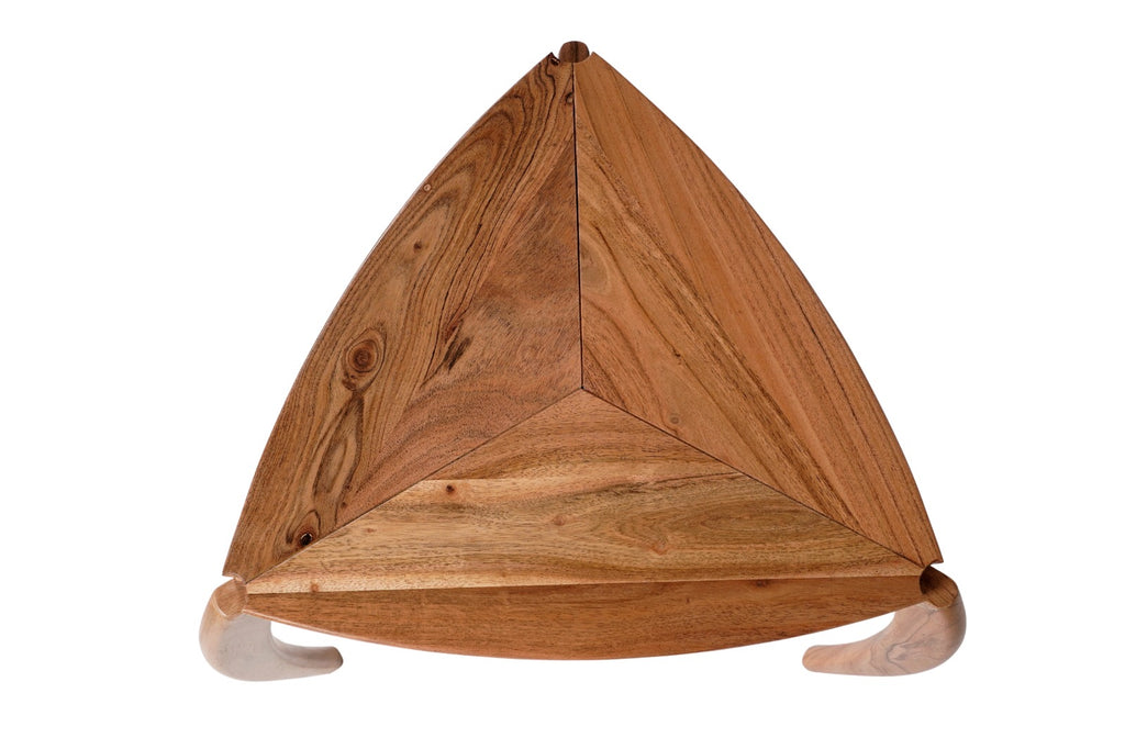 Asset multi-purpose Acacia wooden table & stool