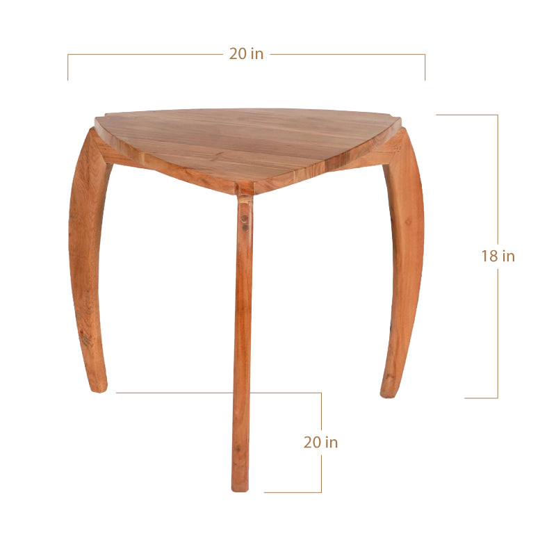 Asset multi-purpose Acacia wooden table & stool