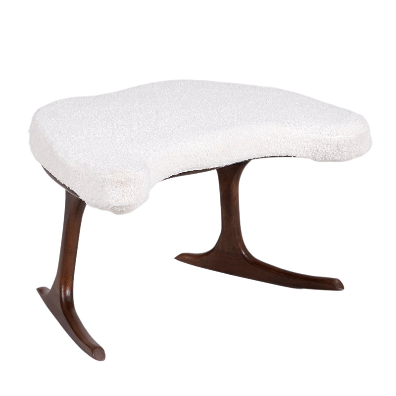 Bodhi meditation chair side profile showing curved legs