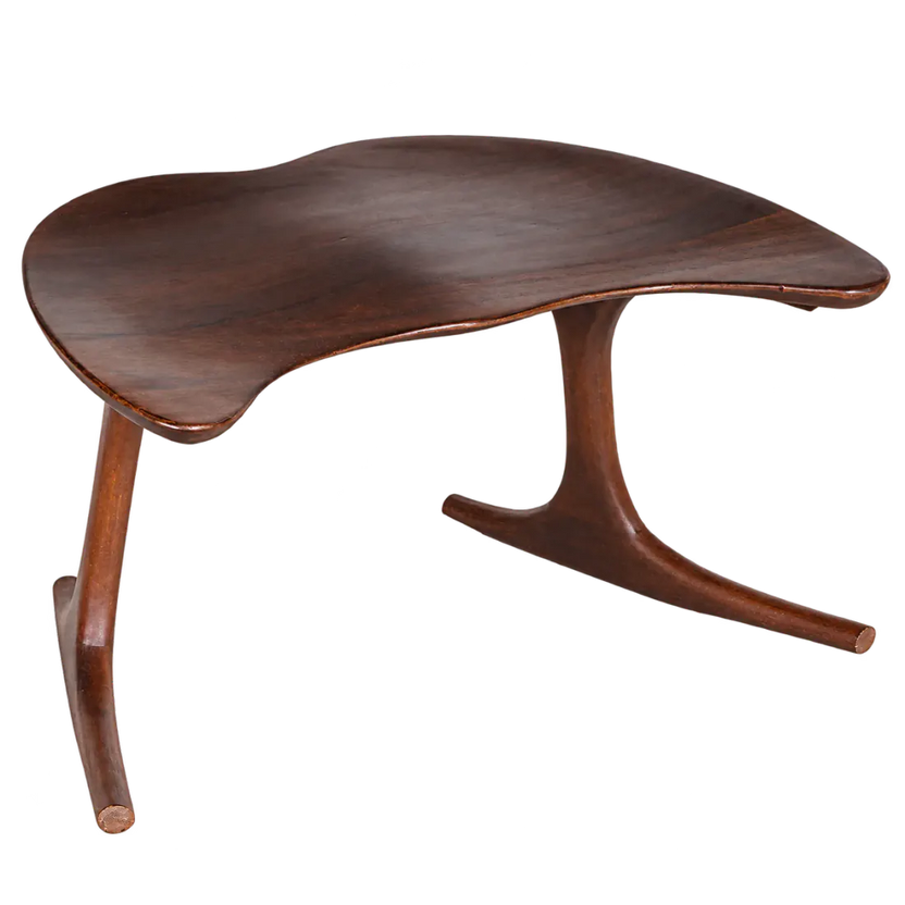 Bodhi meditation chair side profile showing curved legs
