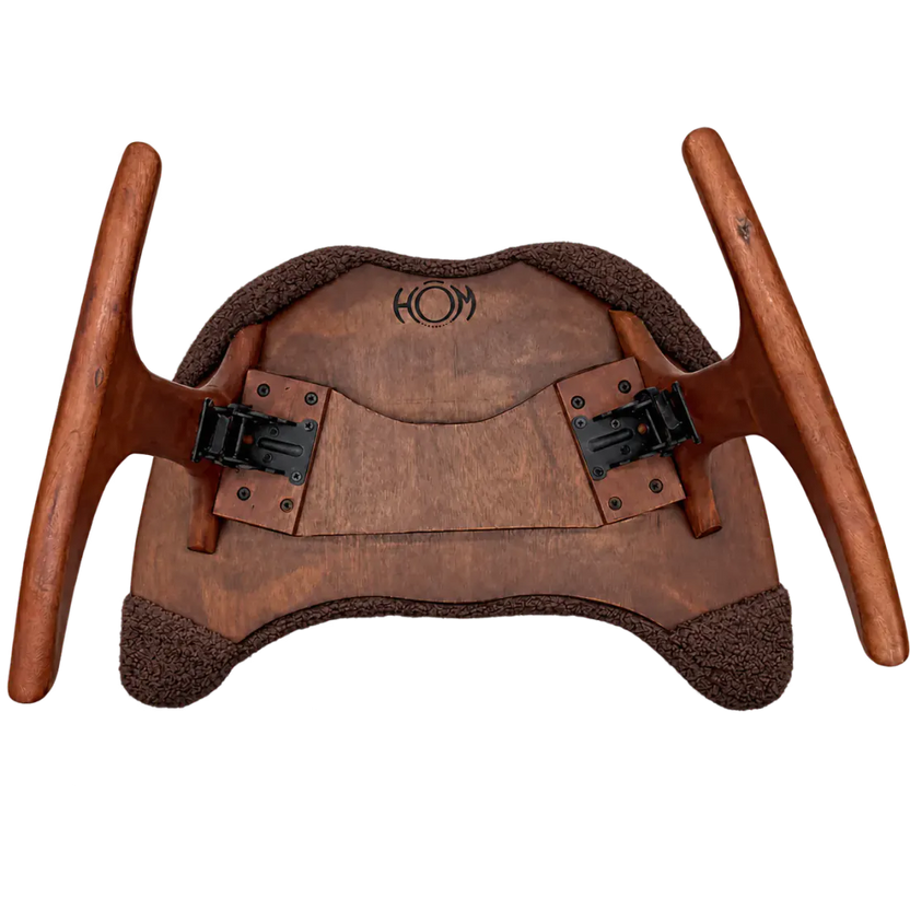 Self Shelf portable wooden meditation chair with folding legs